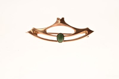 Lot 32 - Murrle Bennett - Art Nouveau 9ct rose gold brooch