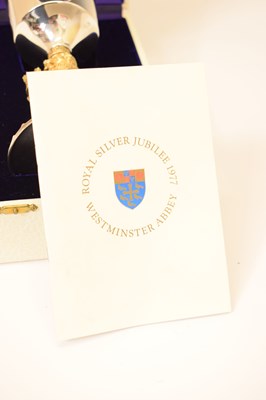 Lot 98 - Elizabeth II limited edition parcel-gilt commemorative goblet