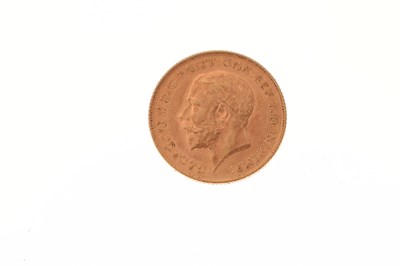 Lot 137 - George V gold half sovereign, 1911