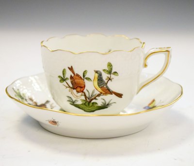 Lot 450 - Herend porcelain cup and saucer