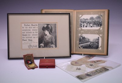 Lot 148 - Edward VII Coronation postcard album, etc..