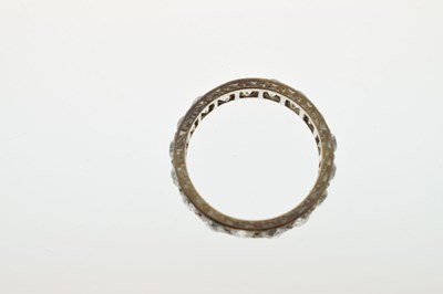 Lot 9 - Diamond eternity ring, seventeen old round brilliant cut diamonds