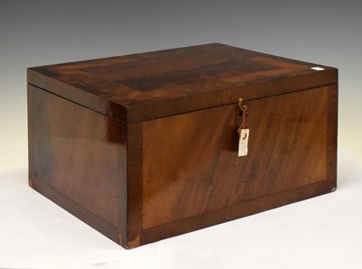 Lot 687 - 19th Century mahogany-veneered box