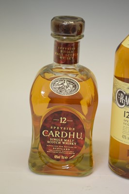 Lot 411 - Three bottles of Speyside single malt scotch whisky