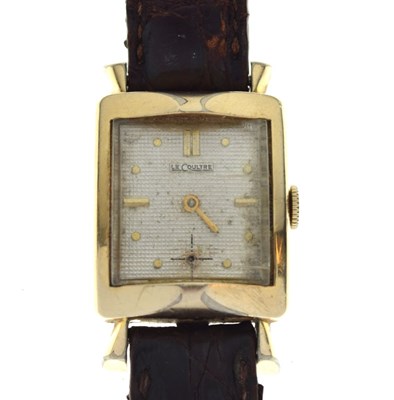 Lot 118 - Circa.1940 Le Coultre wristwatch, 10K gold filled