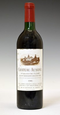 Lot 500 - Château Ausone, 1er Grand Cru Classé, Saint-Émilion, 1986
