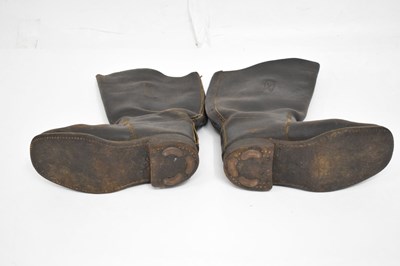 Lot 417 - Pair of 19th century naval boots