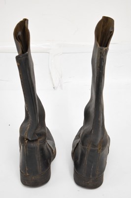 Lot 417 - Pair of 19th century naval boots