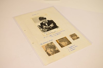 Lot 235 - Dr Who - Patrick Troughton (1920-1987) - Signed BBC monochrome photograph postcard