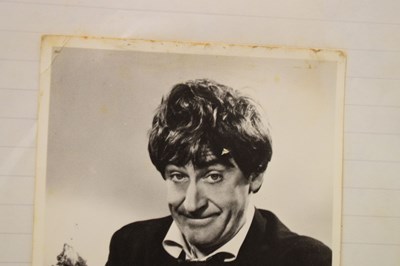 Lot 235 - Dr Who - Patrick Troughton (1920-1987) - Signed BBC monochrome photograph postcard
