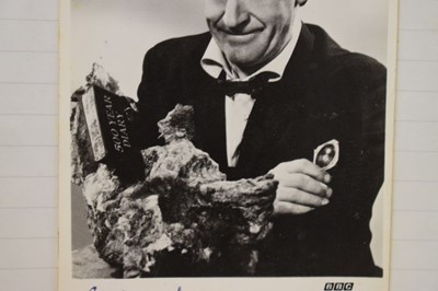 Lot 235 - Dr Who - Patrick Troughton (1920-1987) - Signed BBC monochrome photograph postcard