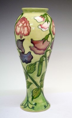 Lot 393 - Moorcroft Sweet Pea vase