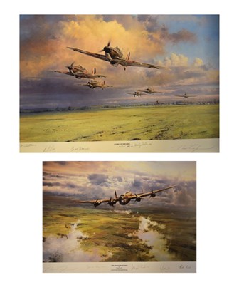 Lot 697 - R.Taylor - 'The Hurricane Scramble' and 'The Straggler Returns'