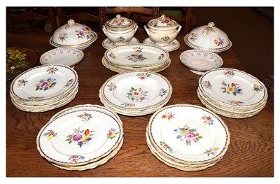 Lot 485 - Decorative part dinner service, circa 1840