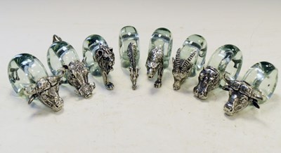 Lot 473 - Makoulpa - Set of eight animal napkin rings