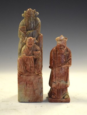 Lot 278 - Soapstone figures
