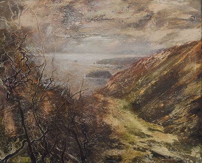 Lot 644 - Peter Kettle FRSA RCA, (b. 1987) - Oil on canvas - 'Porth Ysgo, North Wales'