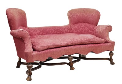 Lot 642 - Early 20th century mahogany framed sofa in William and Mary style