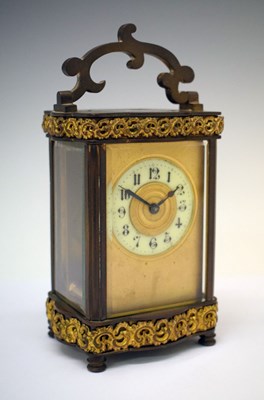 Lot 524 - Louis XV doucine-cased carriage timepiece