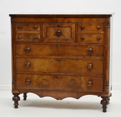 Lot 729 - Victorian mahogany 'Scotch' chest of drawers