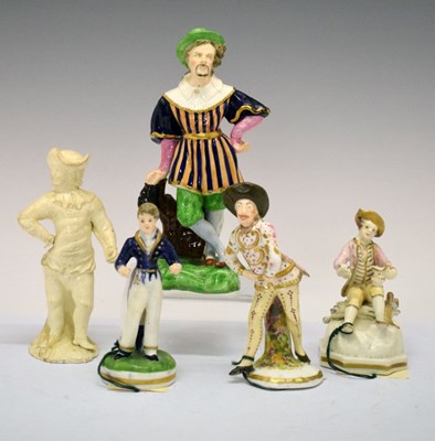 Lot 409 - Group of Staffordshire and other figures