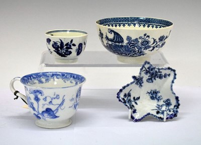 Lot 407 - Small collection of 18th Century and later blue and white ceramics