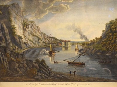 Lot 561 - After Thomas Smith, 18th Century coloured engraving