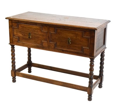 Lot 520 - Old reproduction low dresser