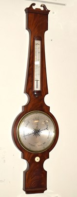 Lot 521 - Mid 19th Century wheel barometer