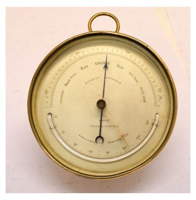 Lot 539 - F.Cox, Newgate St. London aneroid barometer
