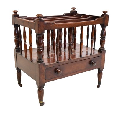 Lot 492 - 19th Century mahogany Canterbury