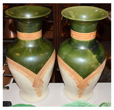 Lot 453 - Pair of large ceramic vases