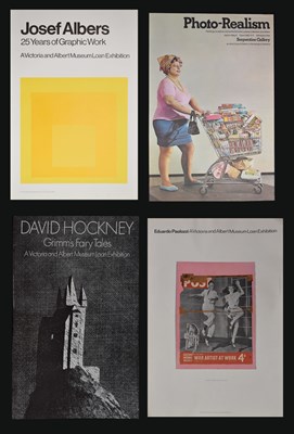 Lot 680 - Four exhibition posters