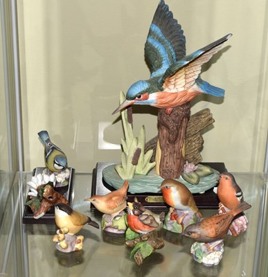 Lot 335 - Group of Royal Worcester and other birds