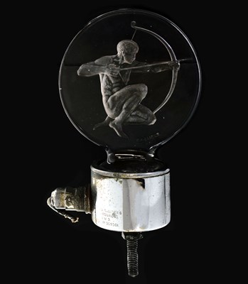 Lot 259 - René Lalique (French 1860-1945) - 'Archer' car mascot, No. 1126, designed 1926