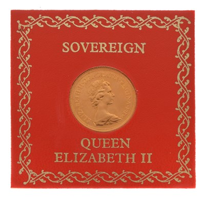 Lot 125 - Elizabeth II gold sovereign, 1980