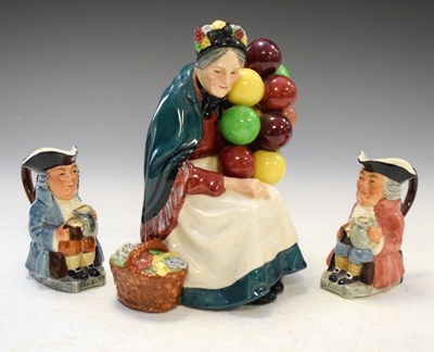 Lot 446 - Doulton - Old Balloon Seller HN1315, etc..