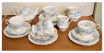 Lot 742 - Royal Albert 'Silver Maple' tea set