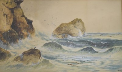 Lot 583 - Set of three watercolours by F.W.Pike