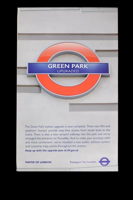 Lot 327 - Six modern London Transport information posters