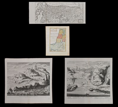 Lot 283 - Collection of unframed engraved maps and views of Israel and the Holy Land