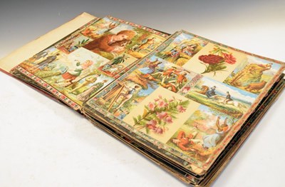 Lot 289 - Good Victorian scrapbook
