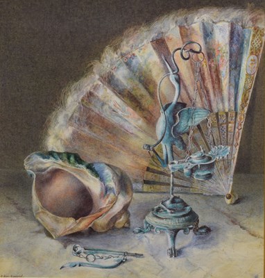Lot 335 - Sarah Ellen Sanford (fl.1887-1927) - Watercolour - Still life study