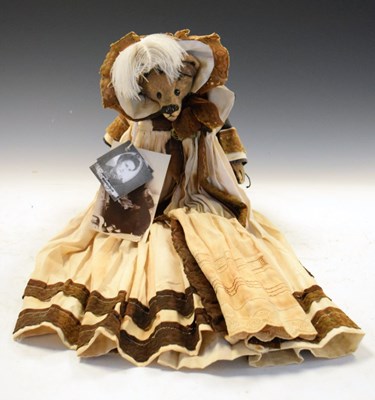 Lot 356 - Jo Vernalls - 'Madame Marie' mohair teddy bear