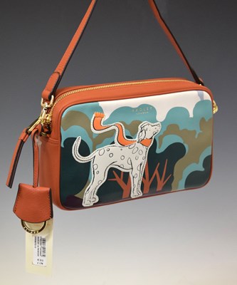 Lot 180 - Radley, London - Lady's Radley and Friends tan leather Dalmatian crossbody bag