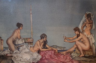Lot 783 - After Sir William Russell Flint - Signed print