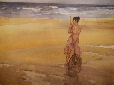 Lot 784 - After Sir William Russell Flint - Signed print