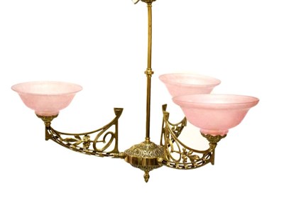 Lot 770 - Light fitting with matching wall light holder