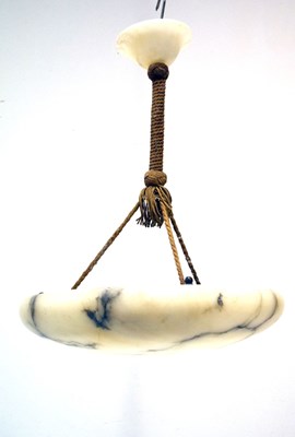 Lot 785 - Alabaster plafonnier
