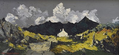 Lot 352 - Charles Wyatt Warren (Welsh, 1908-1993) - Oil on board - 'The Road to Snowdon'